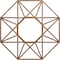 Ekena Millwork Guardian Wood Fretwork Pierced Ceiling Medallion, Walnut, 40"OD x 15 1/2"ID x 1/4"T CMWP40X40X0250GDWA - alternate 1